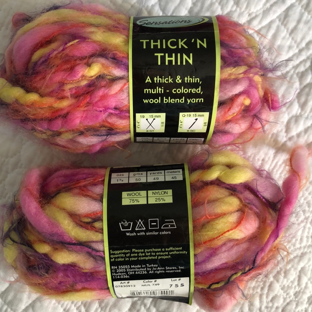 Thick n thin yarn sensations